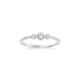 Forget-Me-Not Lab-Created Diamond Trio Ring