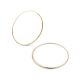 Queenie Solid Gold Hoops