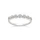 Starflower Diamond Half Eternity Ring