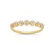 Starflower Diamond Half Eternity Ring