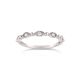 Jasmine Diamond Half Eternity Ring