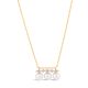 Shuga Triple Pearl & Lab-Created Diamond Pendant
