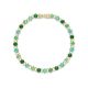 Shuga 4mm Green Precious Gemstone Tennis Bracelet