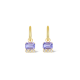 Betony Tanzanite & Lab-Created Diamond Drops