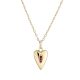 My World Ruby Heart Locket Necklace
