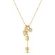 My World Mini Heart, Arrow and Bon Bon Charm Cluster Pendant