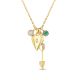 My World Heart Locket, Arrow and Bon Bon Charms Cluster Pendant