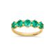 Elyhara Emerald Five Stone Ring