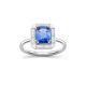 Heni Blue Sapphire & Diamond Ring
