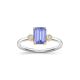 Violet Tanzanite & Ring