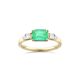 Lena Emerald & Diamond Ring 