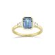 Mila Blue Sapphire & Diamond Ring