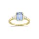 Mila Blue Sapphire & Diamond Ring 