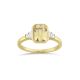 Mila Yellow Sapphire & Diamond Ring