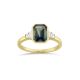 Mila Blue Sapphire & Diamond Ring 