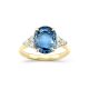 Edie Blue Sapphire & Diamond Ring
