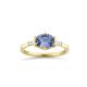 Jenna Blue Sapphire & Diamond Ring 