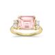 Claudie Morganite & Lab-Created Diamond Ring