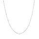 Folded Heart Chain Necklace 