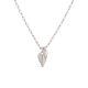 Folded Heart Duo Charm Pendant