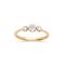 Elyhara 18k Fine Diamond Small Trilogy Ring
