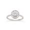Ava 18k Fine Brilliant & Carre Cut Diamond Ring 