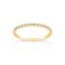 Rosie 18k Gold Diamond Half Eternity Ring