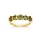 Elyhara 18k Fine  Green Sapphire Five Stone Ring