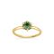 Lily 18k Gold Fine Green Sapphire Ring