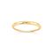 18K Gold Round Tapering Wedding Band
