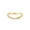18K Gold Curved Court Wedding Band