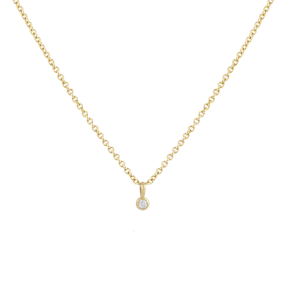 Lab-Created Diamond Pip Pendant