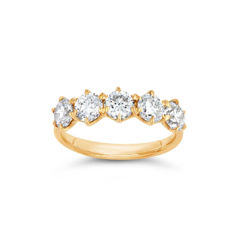 Elyhara Five Stone Diamond Ring