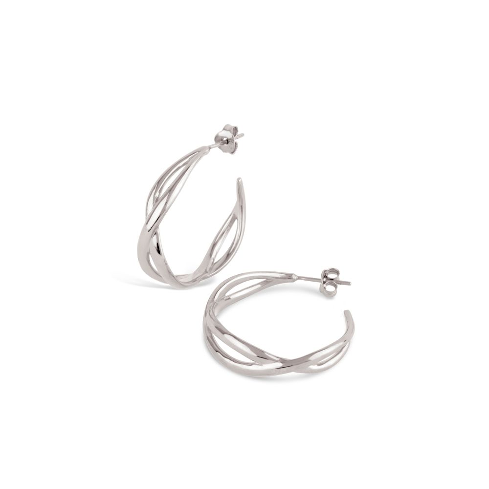 Dinny Hall Twist Small Open Hoops