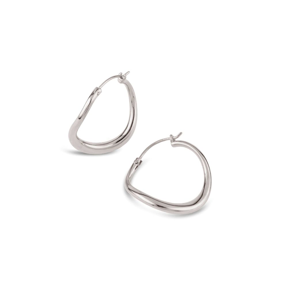 Dinny Hall Sterling Silver Hoop Earrings