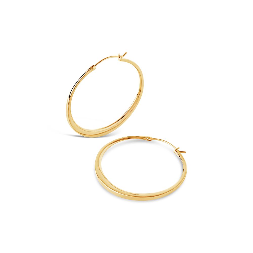 Signature Medium Tapering Click Hoops