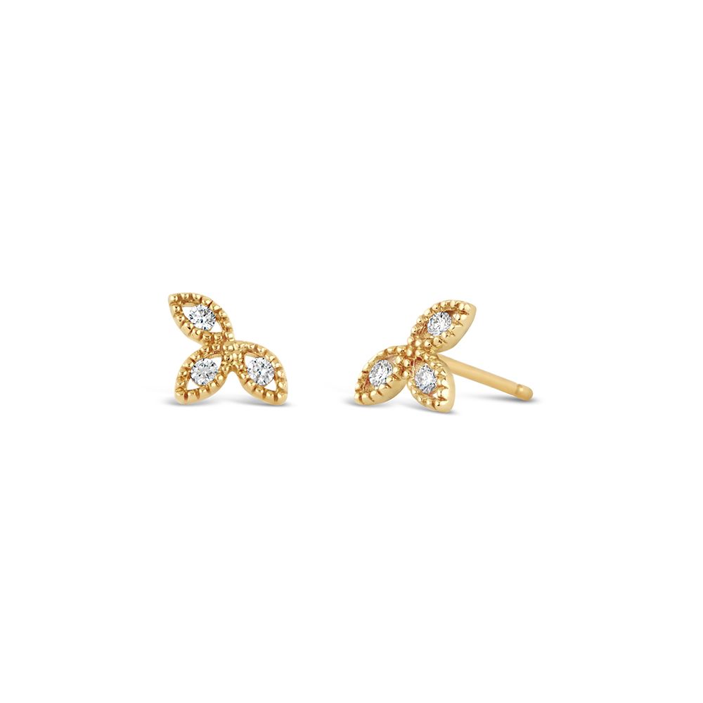 Jasmine Diamond Studs