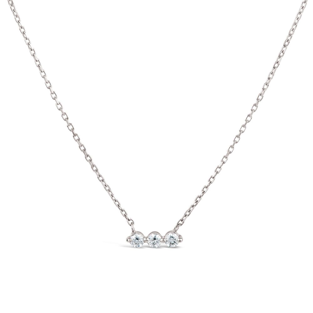 Shuga Lab-Created Diamond Bar Necklace 