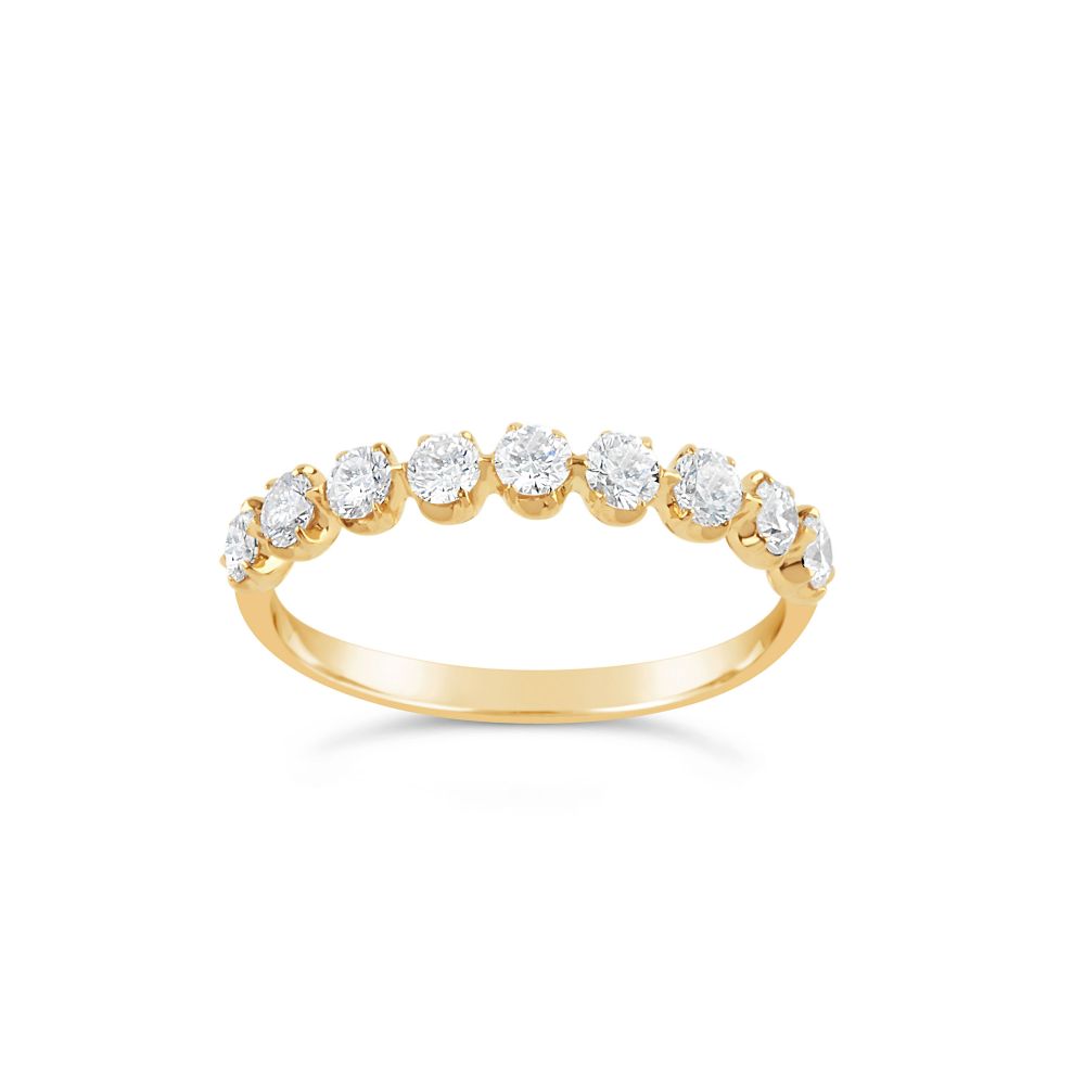 Elyhara Diamond Half Eternity Ring