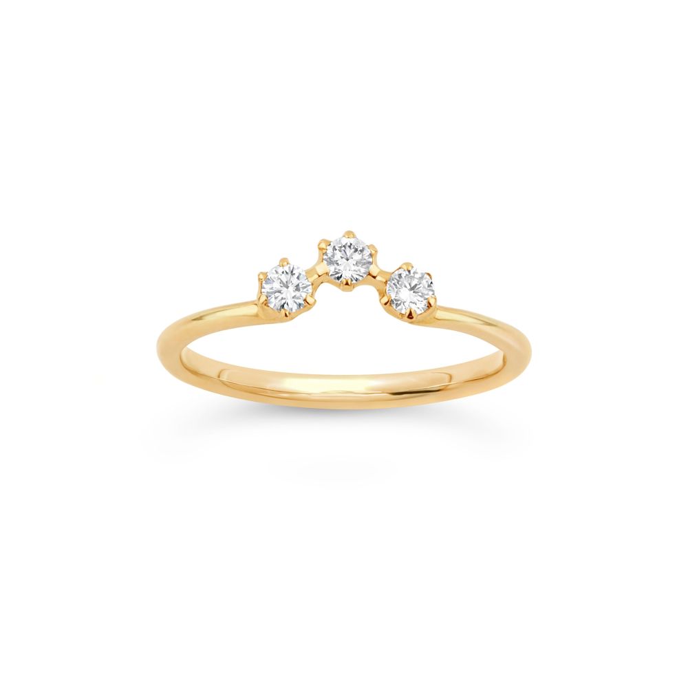 Dinny Hall Elyhara 18K Diamond Crown Ring 