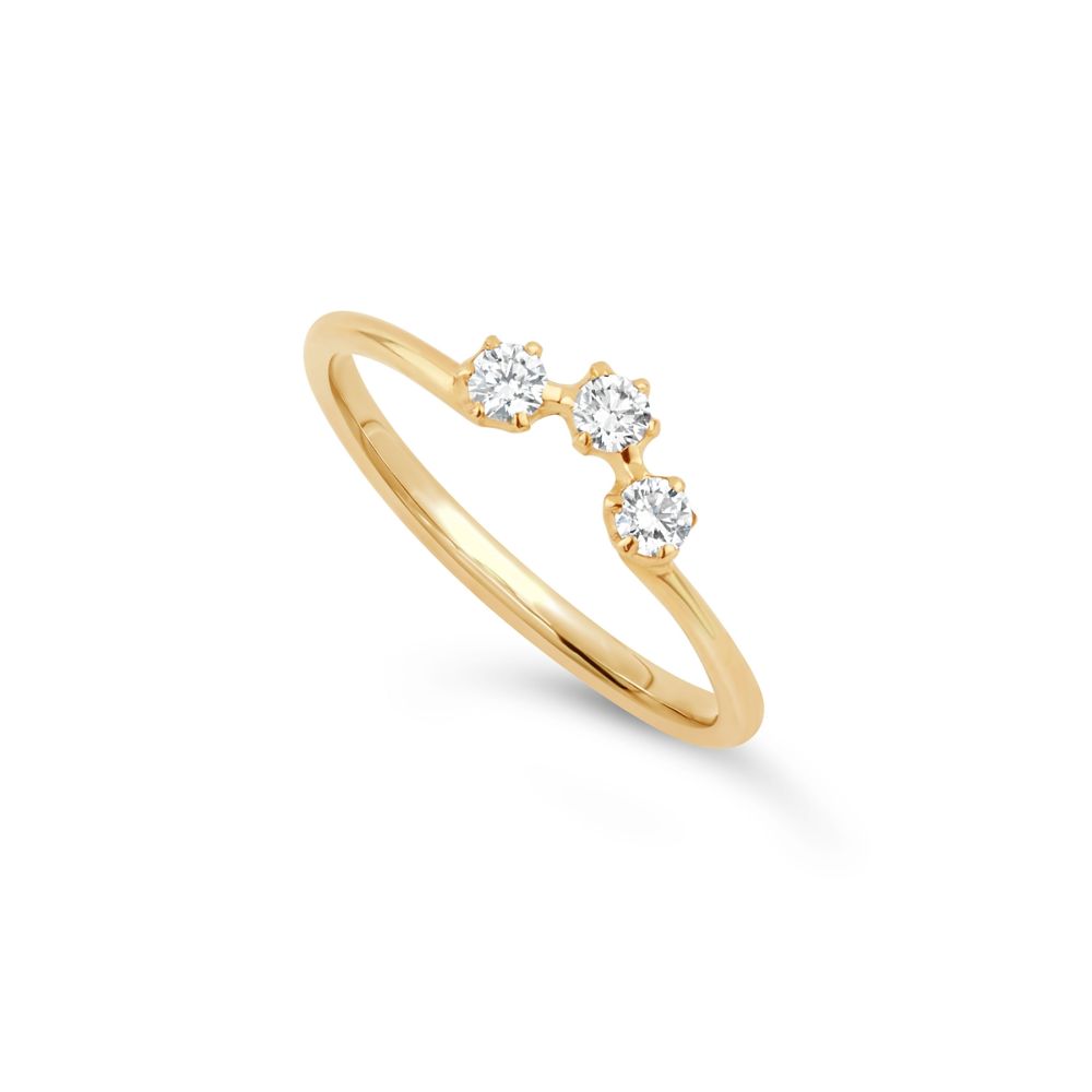 Elyhara 18K Diamond Crown Ring 