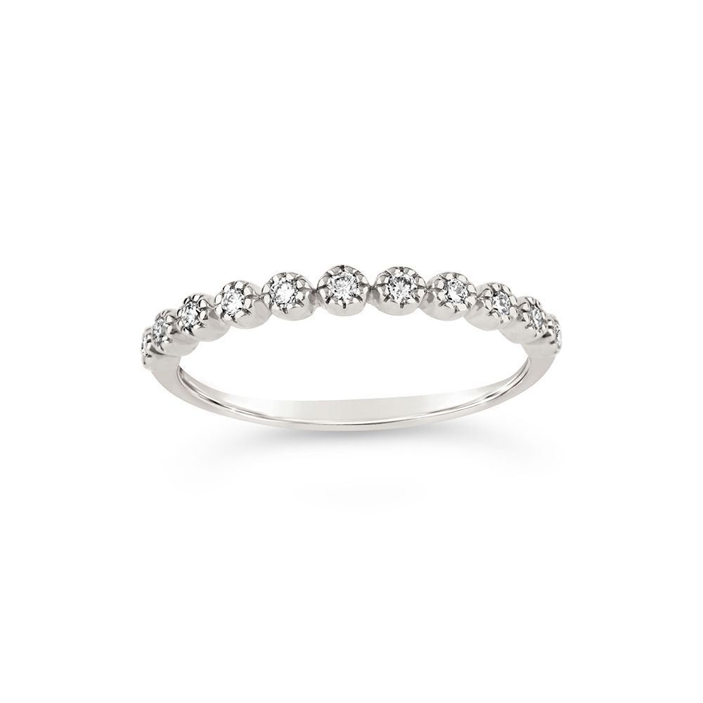 Forget-Me-Not Diamond Half Eternity Ring