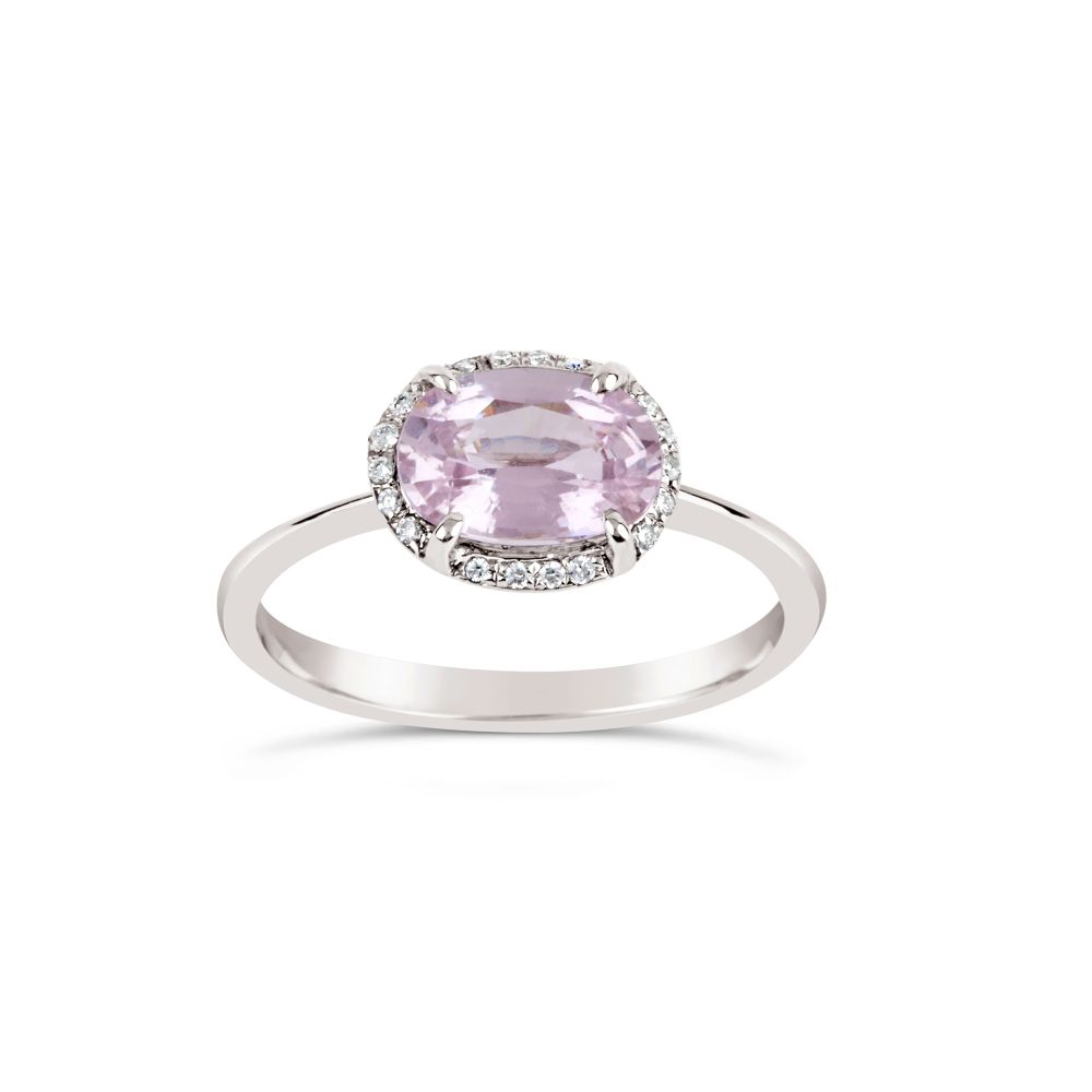 Mia Pink Sapphire & Diamond Ring