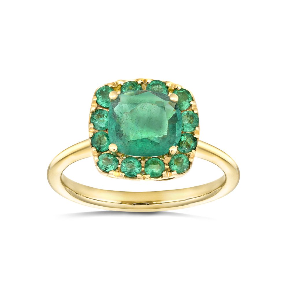 Jolanda Emerald Ring