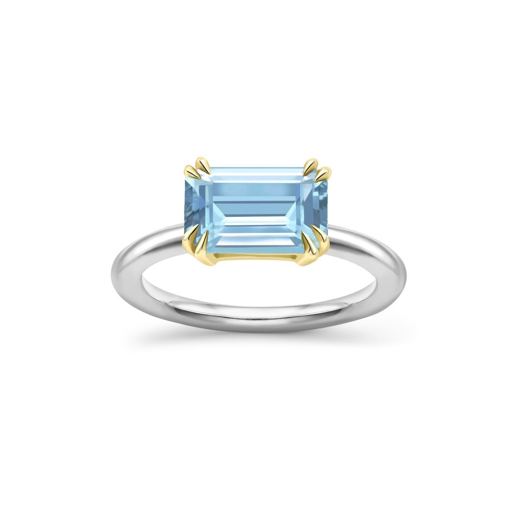 Hollie Aquamarine Ring 