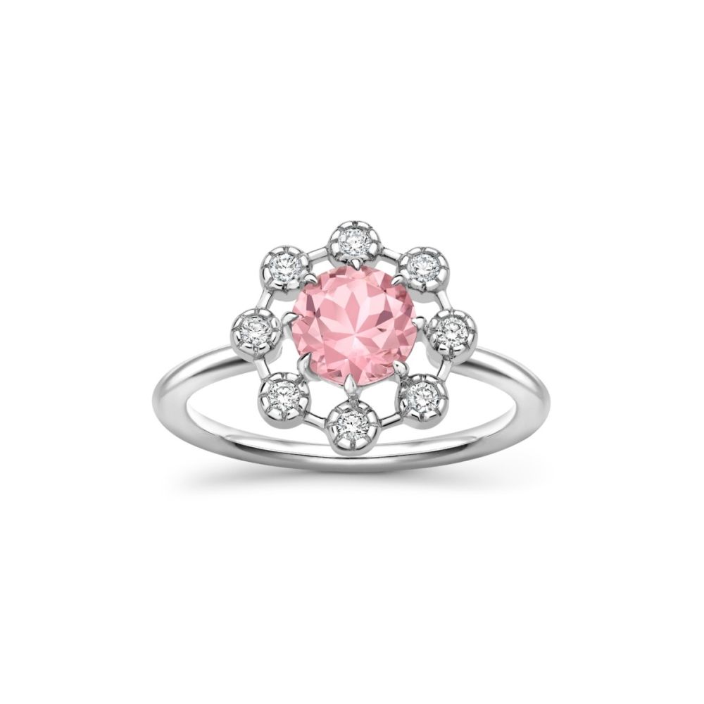 Celandine Pink Tourmaline Ring