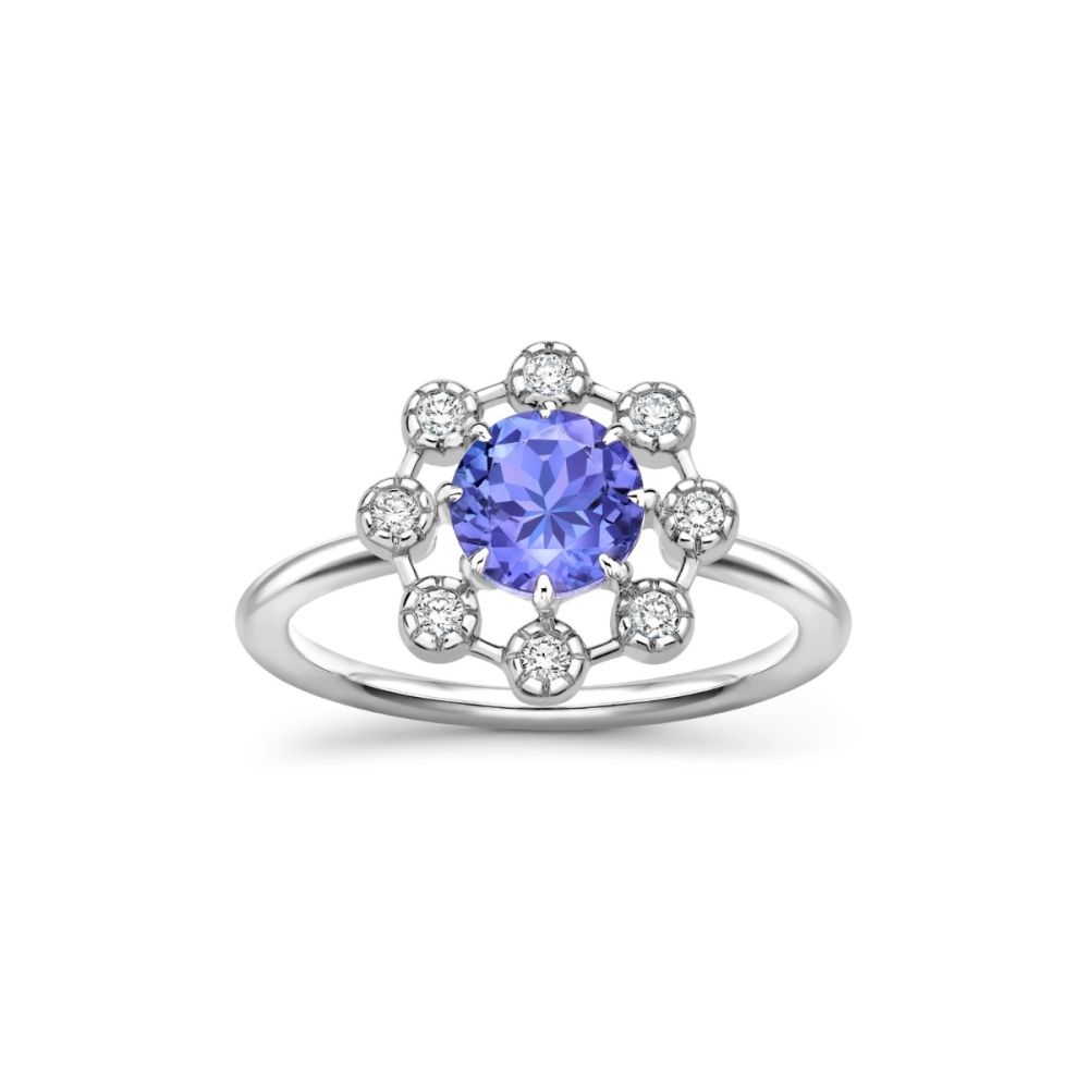 Celandine Tanzanite Ring