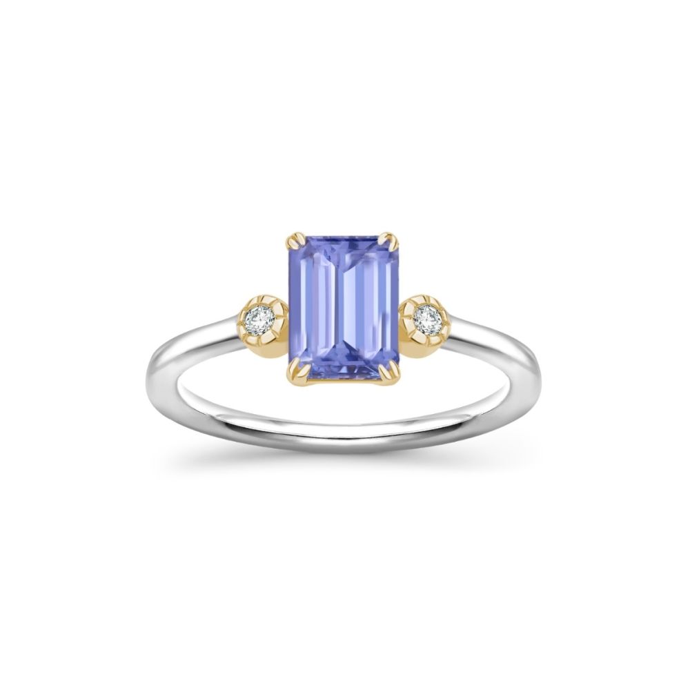 Violet Tanzanite & Ring