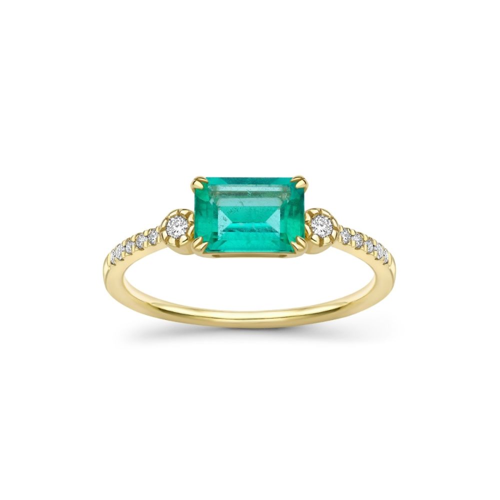 Betony Emerald Ring