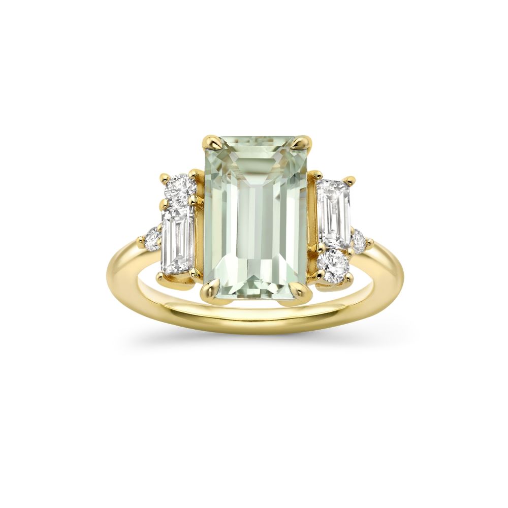 Charli Green Amethyst Ring